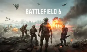Żołnierze na tle płonącego miasta i samolotów. Sprawdź, czy Twój sprzęt spełnia battlefield 6 wymagania, by dołączyć do akcji.