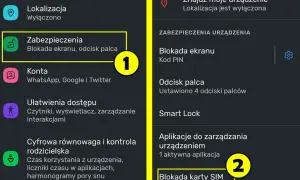 Jak usunąć pin blokady ekranu? Zobacz ustawienia zabezpieczeń telefonu, gdzie znajdziesz opcje blokady ekranu i odcisku palca.